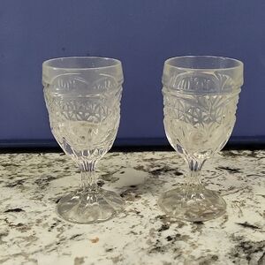 Vintage 1980s Lead Crystal Glasses